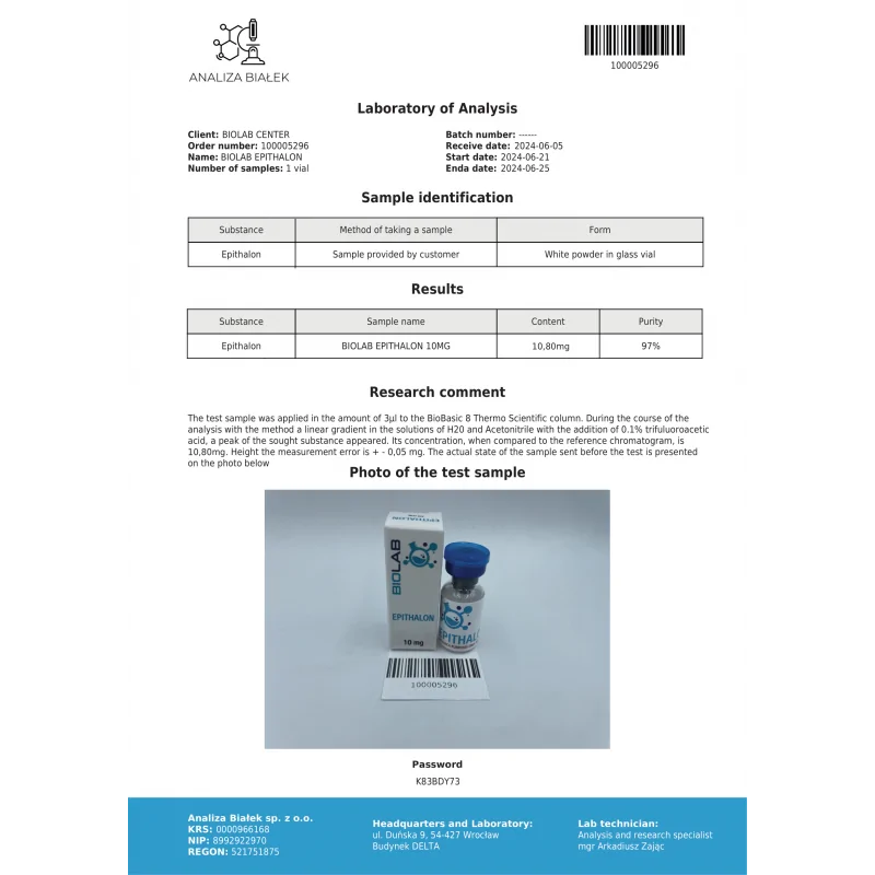 Epithalon spray 10 mg