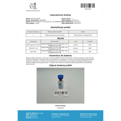 قطعة 176-191 + MOD GRF 1-29 + مزيج IPAMORELIN
