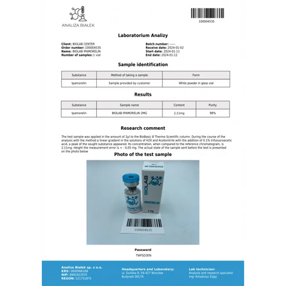 Ipamorelin 2 mg