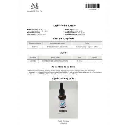 LGD-4033 ligandrol 30 ml