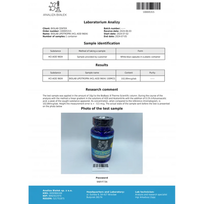 ليبوتروبين 100 ميكروغرام، (HCL+AOD 9604)