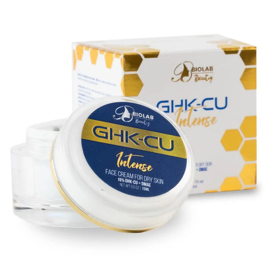 Peptide face cream for dry skin GHK-Cu Intense 15 ml