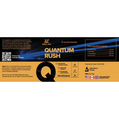 Quantum Rush mix 400 mg, 30 caps